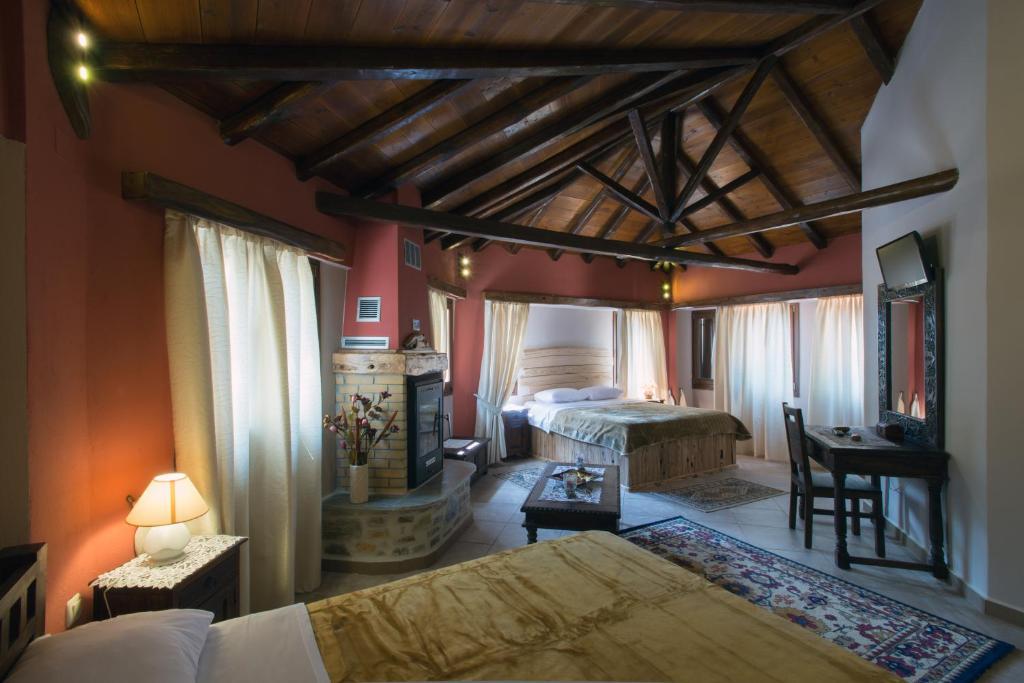 Mansion Terpou Hotel Áyios Vlásios Værelse billede