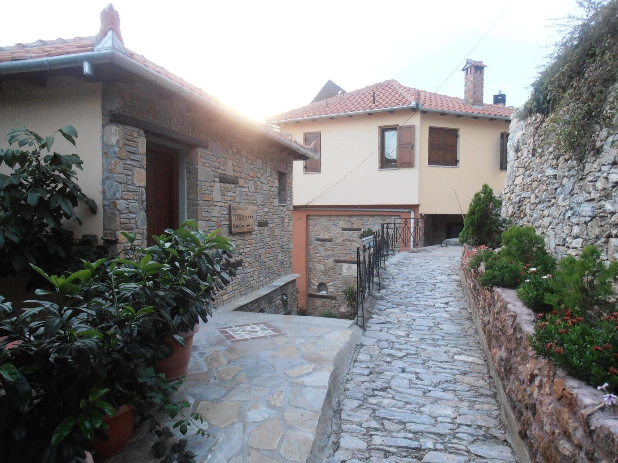 Mansion Terpou Hotel Áyios Vlásios Eksteriør billede
